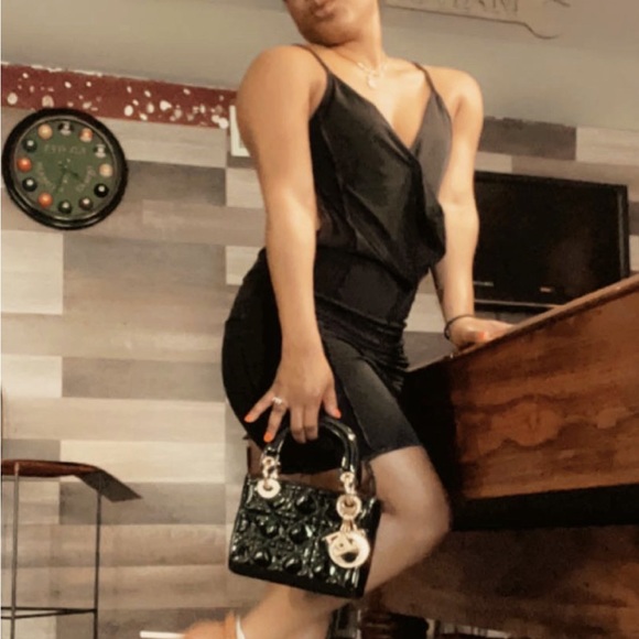 PLT black slinky mini dress - Picture 5 of 5